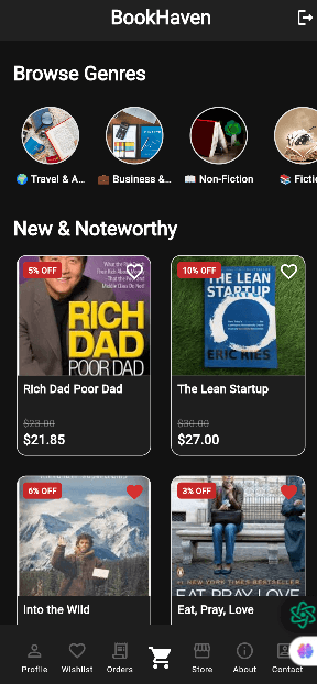 Semester end project for selling and managing books using Flutter and Firebase.